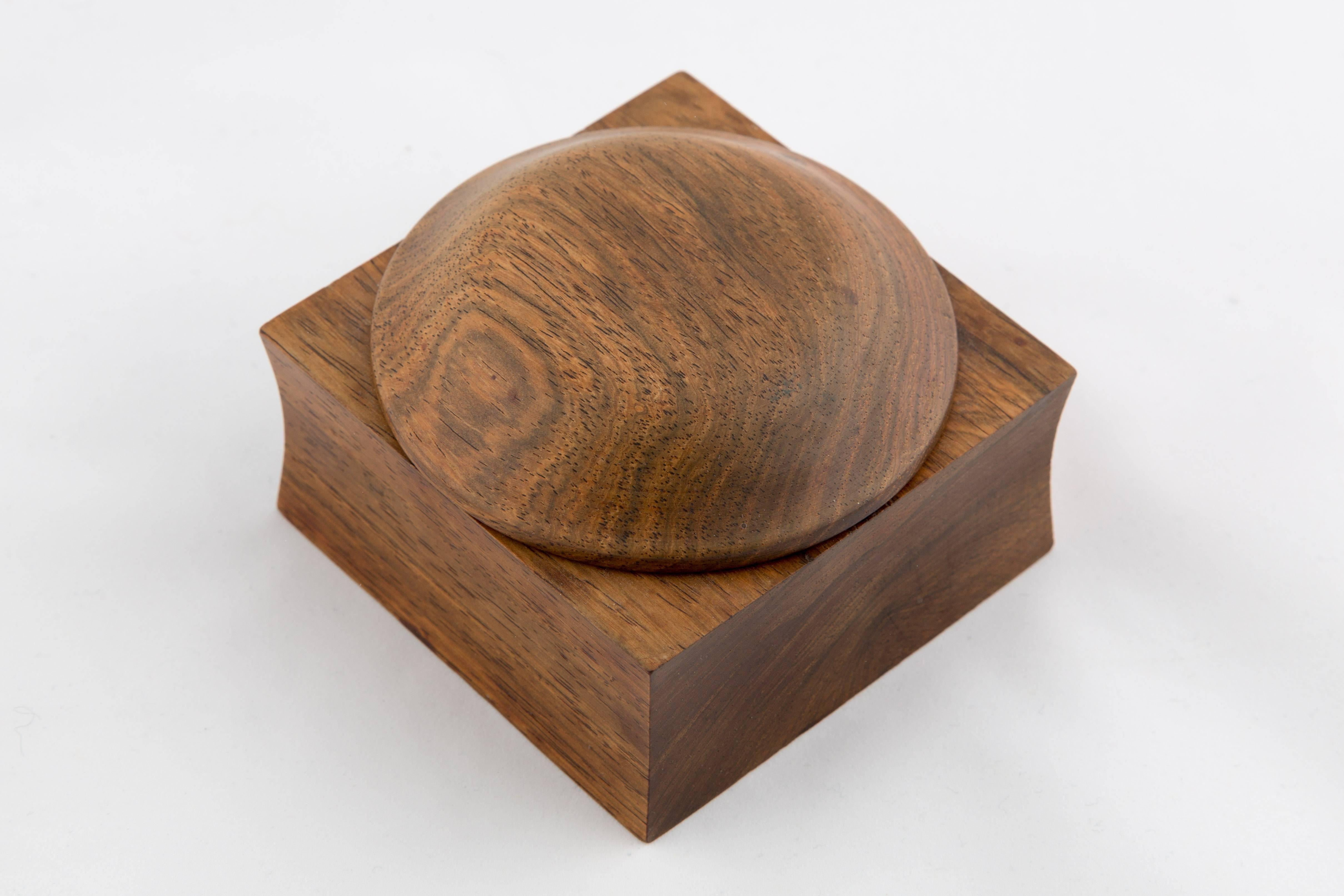 Jens H. Quistgaard Rosewood Cream Box For Sale 3