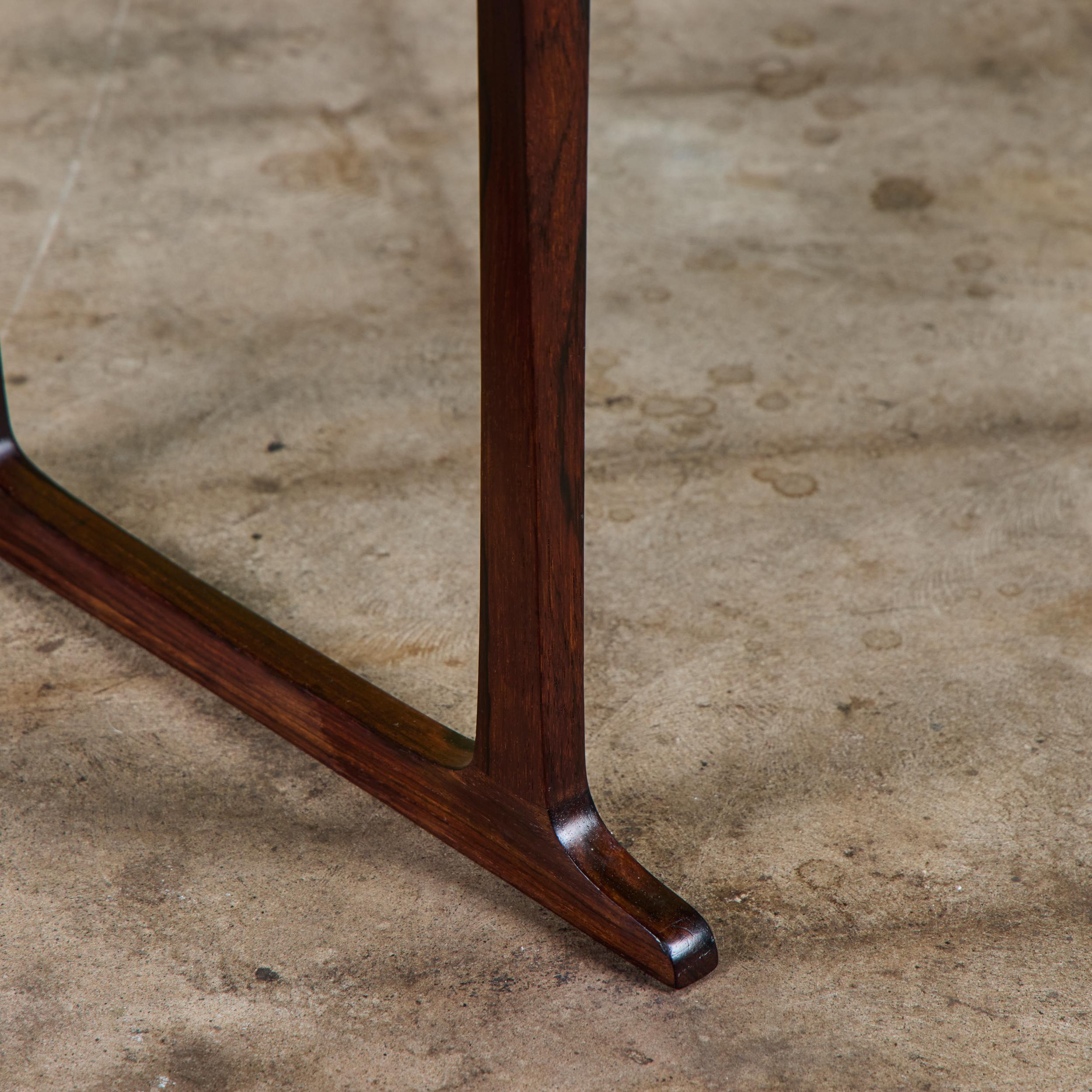 Jens H. Quistgaard Table d'appoint en bois de rose avec incrustation de carreaux en vente 10