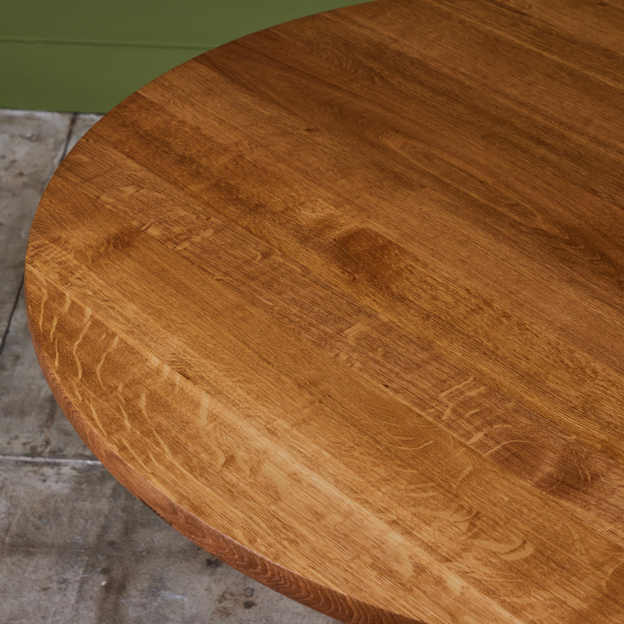 Jens H. Quistgaard Round Oak Dining Table 6