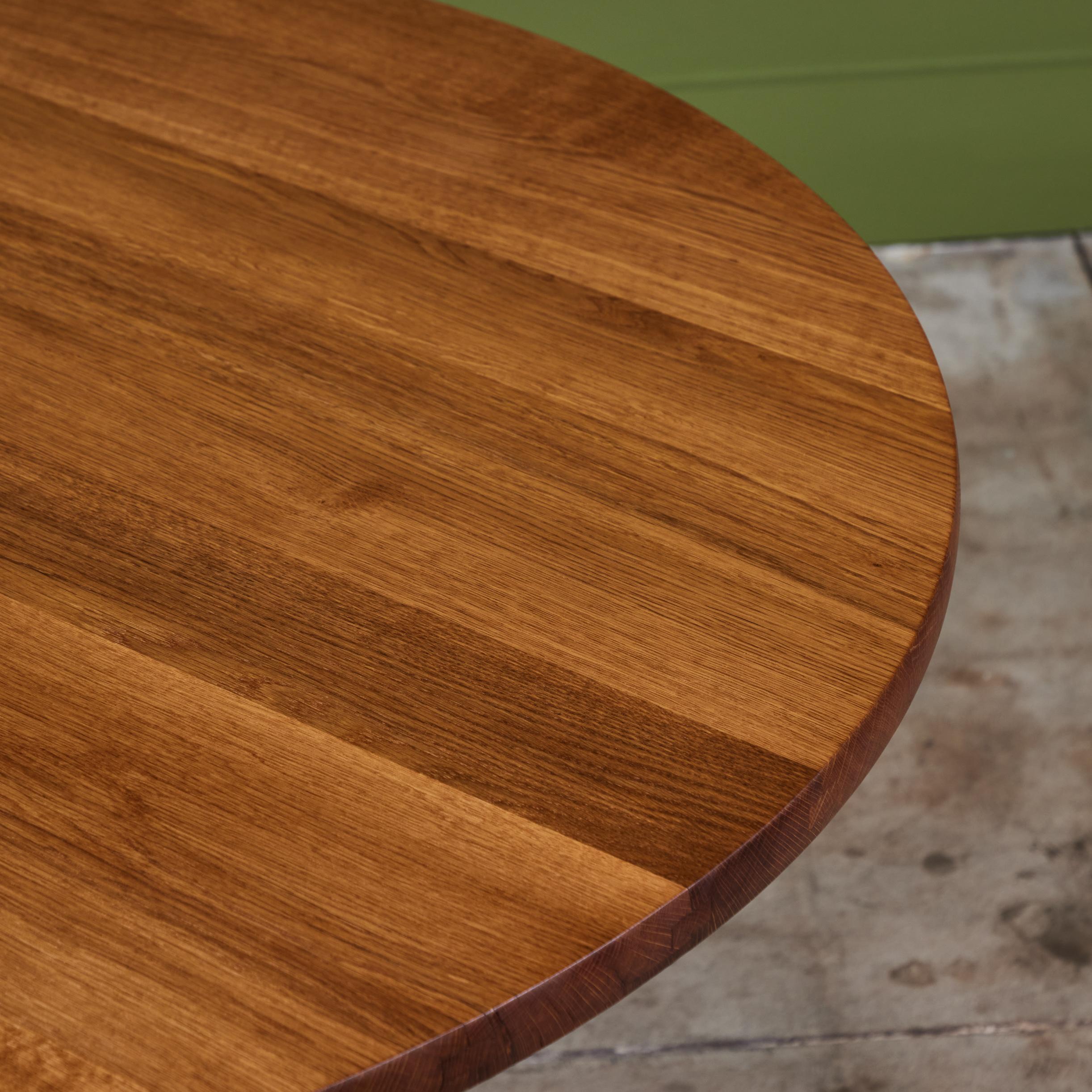 Jens H. Quistgaard Round Oak Dining Table 7
