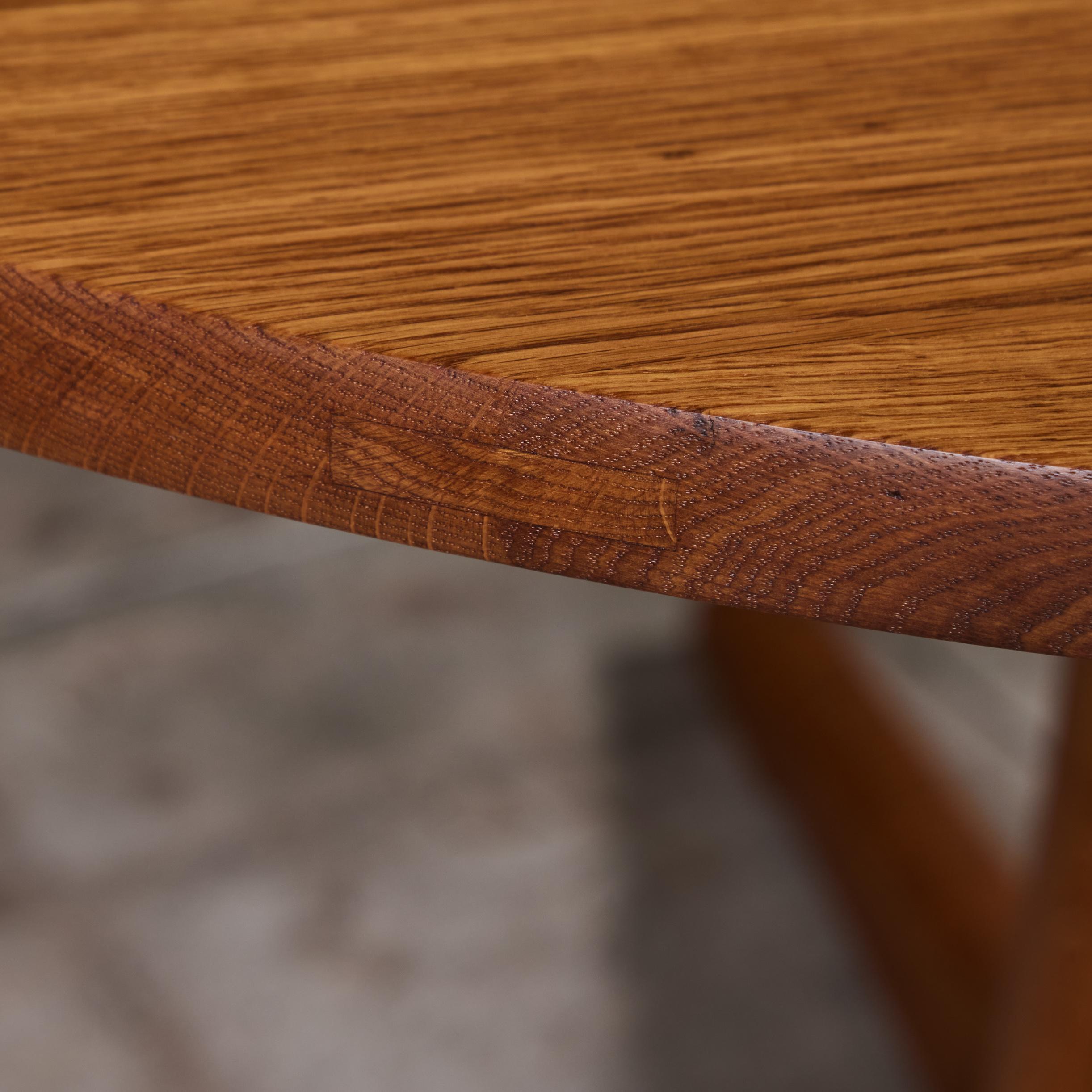 Jens H. Quistgaard Round Oak Dining Table 8
