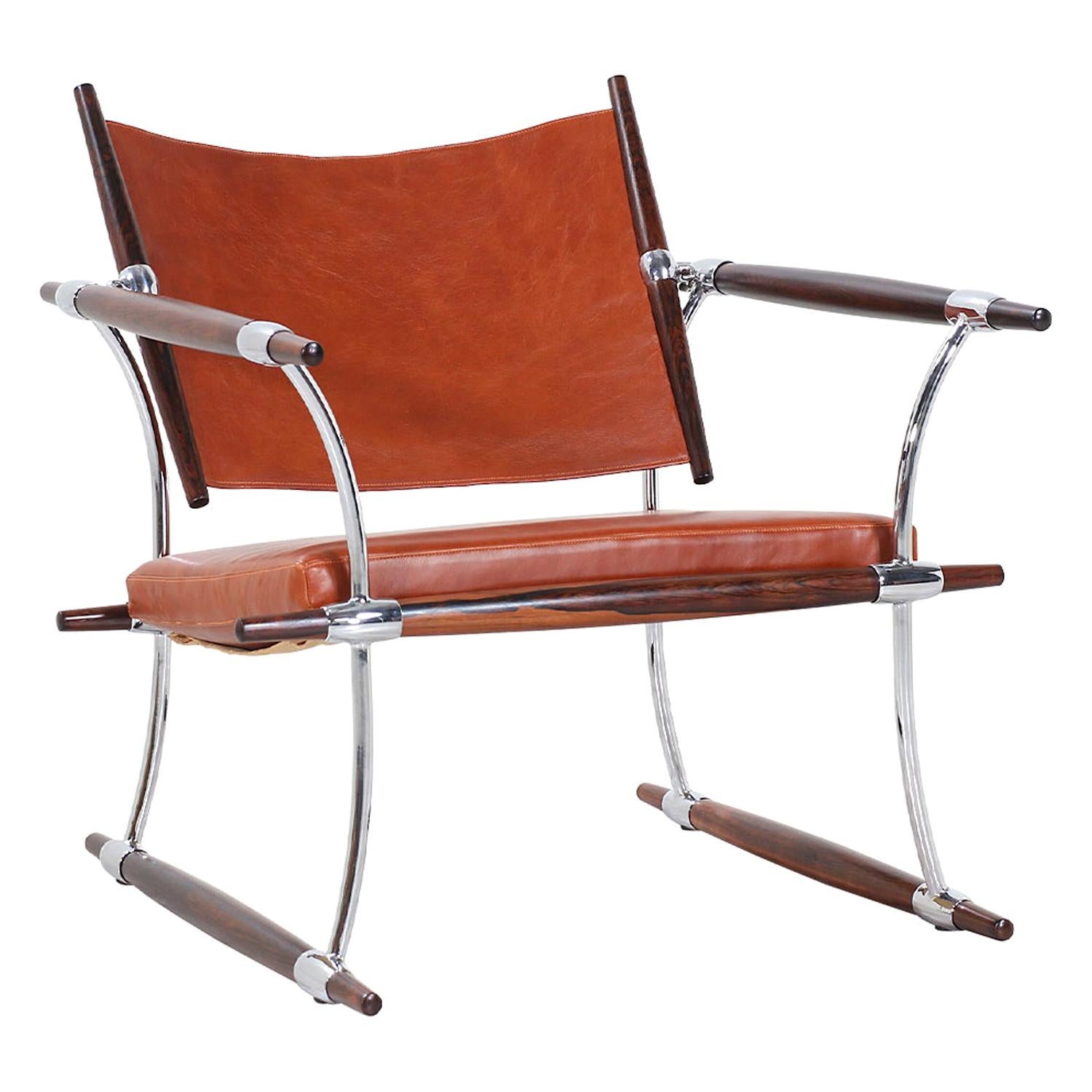 Jens H. Quistgaard "Stokke" Rosewood Lounge Chair for Nissen