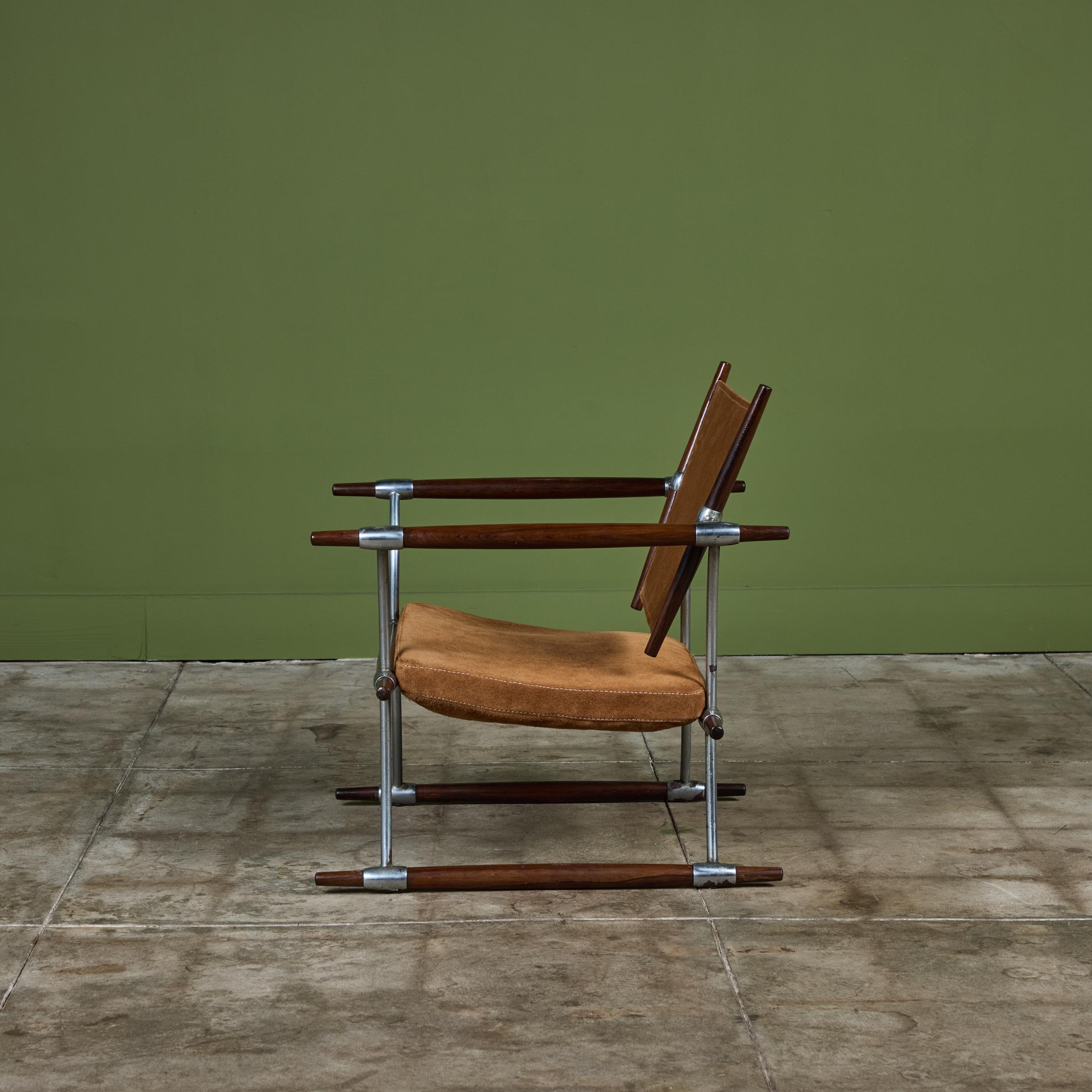 Danish Jens H. Quistgaard Suede and Rosewood 