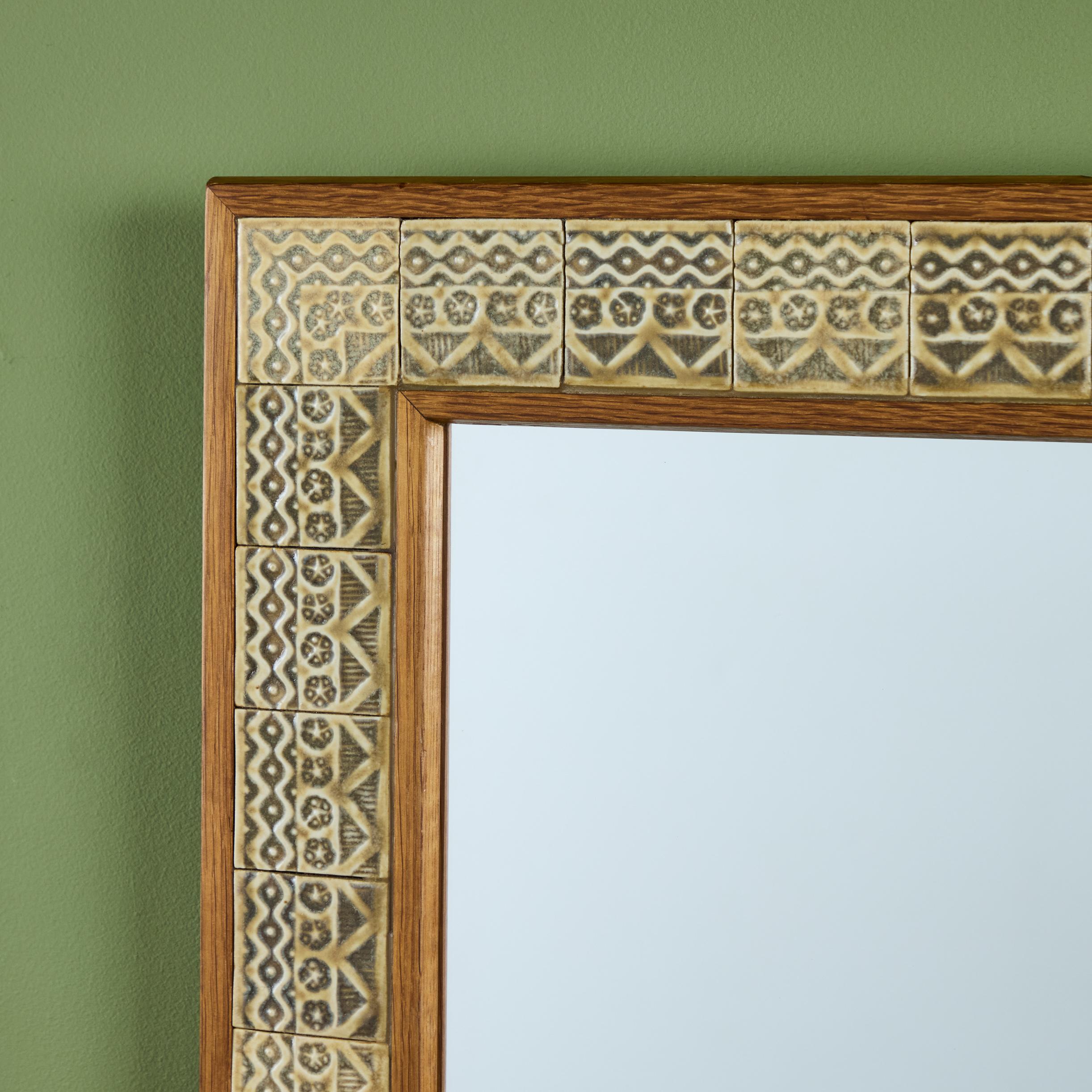 Jens H. Quistgaard Tiled Wall Mirror For Sale 3
