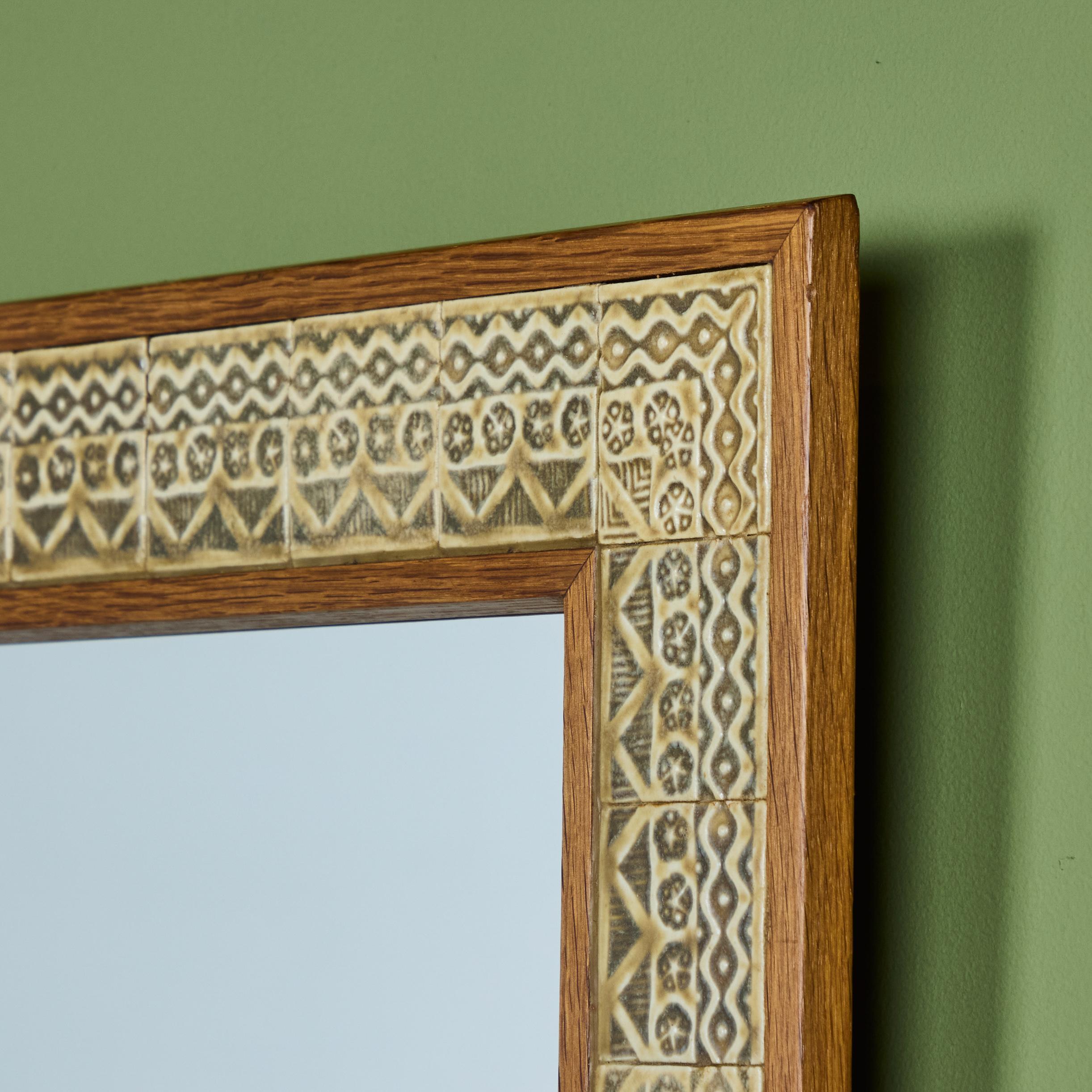 Jens H. Quistgaard Tiled Wall Mirror For Sale 4