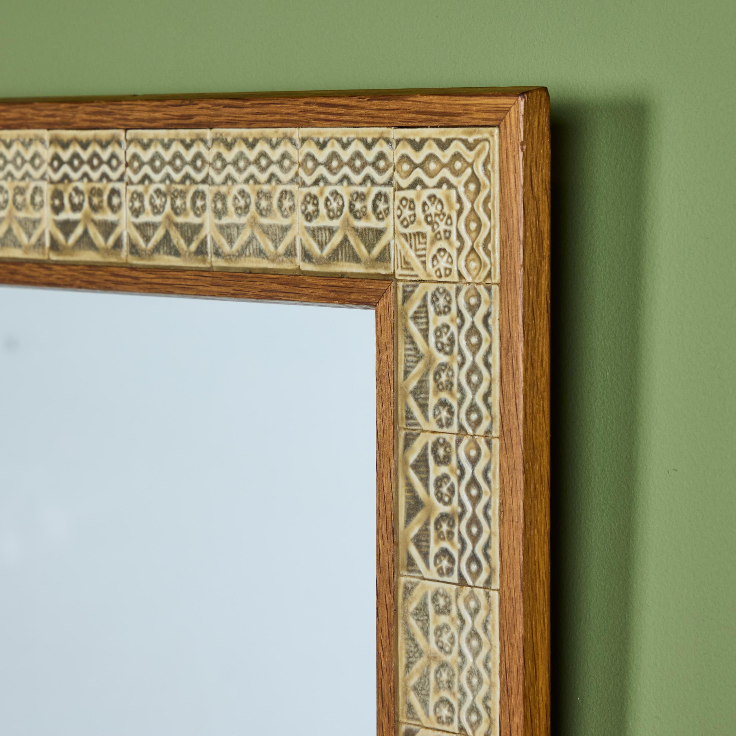 Jens H. Quistgaard Tiled Wall Mirror For Sale 5