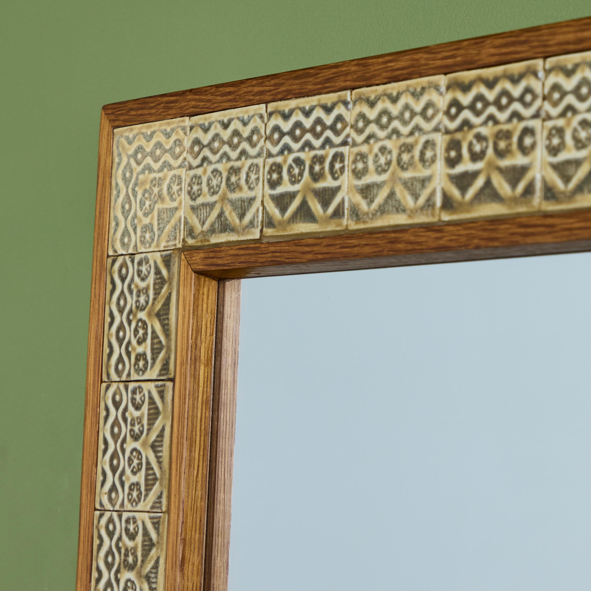Jens H. Quistgaard Tiled Wall Mirror For Sale 6