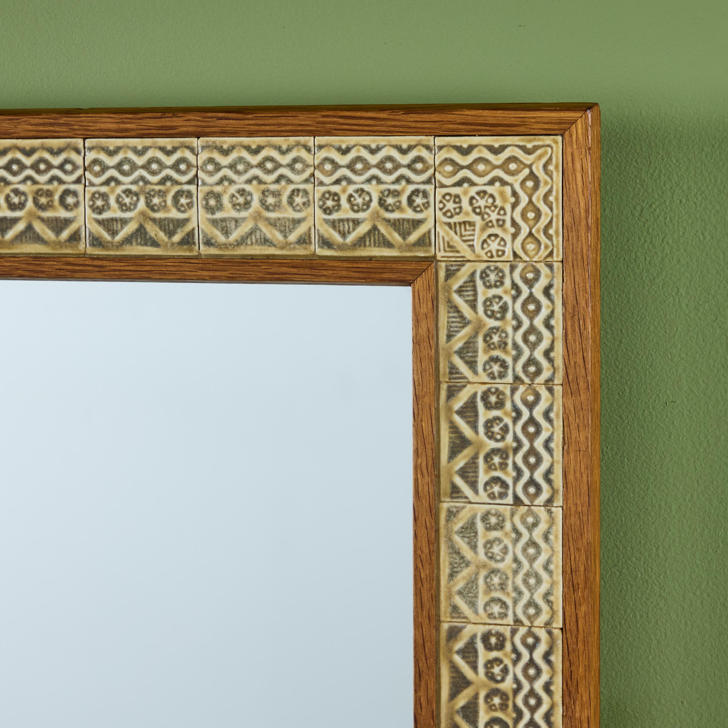Jens H. Quistgaard Tiled Wall Mirror For Sale 2