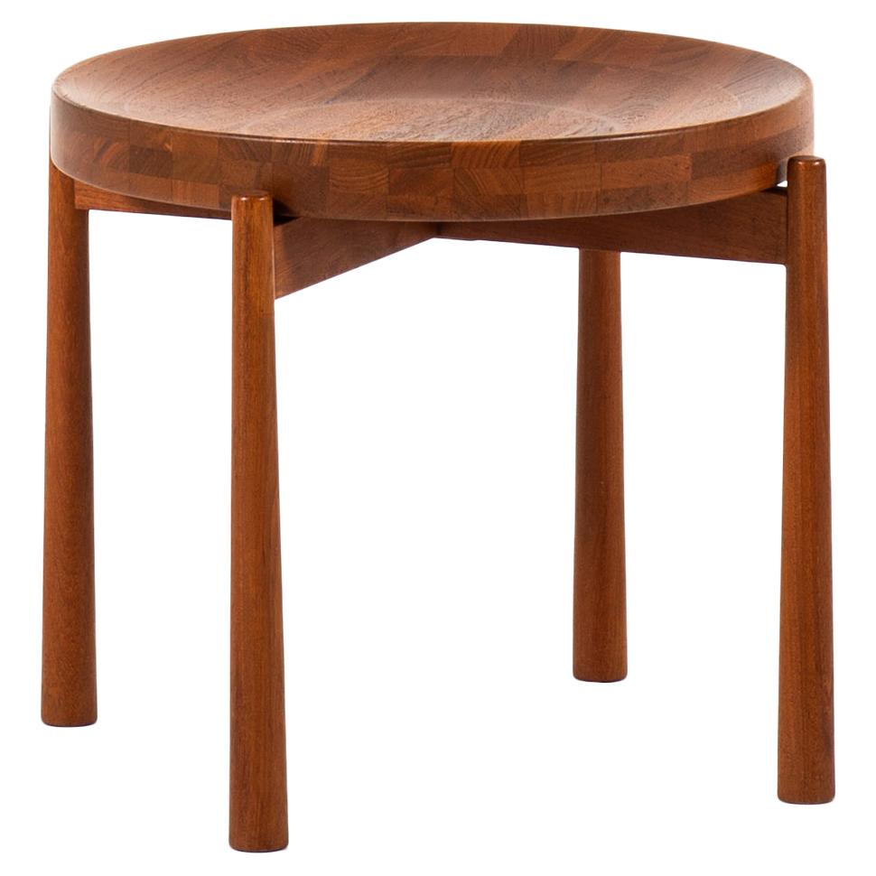 Small Danish Round Table Jens Quistgaard for Nissen at 1stDibs
