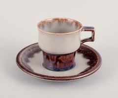 Jens Harald Quistgaard, Bing & Grøndahl, "Mexico" six coffee cups & saucers