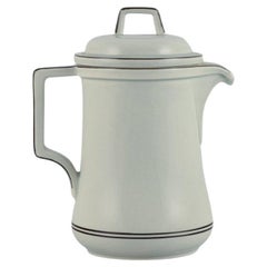 Vintage Jens Harald Quistgaard for Bing & Grøndahl. "Colombia" coffee pot in stoneware. 