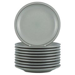 Vintage Jens Harald Quistgaard for Bing & Grøndahl, Colombia, ten cake plates.