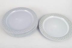 Jens Harald Quistgaard pour Kronjyden / Bing & Grøndahl. Lot de six assiettes plates
