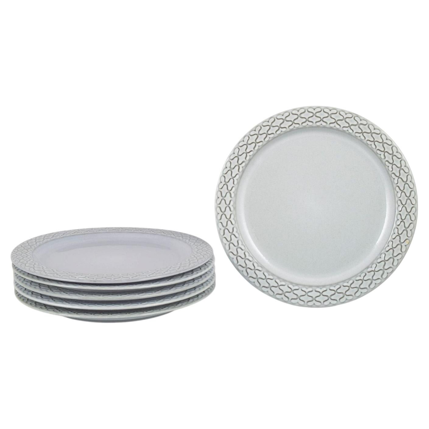 Jens Harald Quistgaard for Kronjyden / Bing & Grøndahl. Set of six dinner plates
