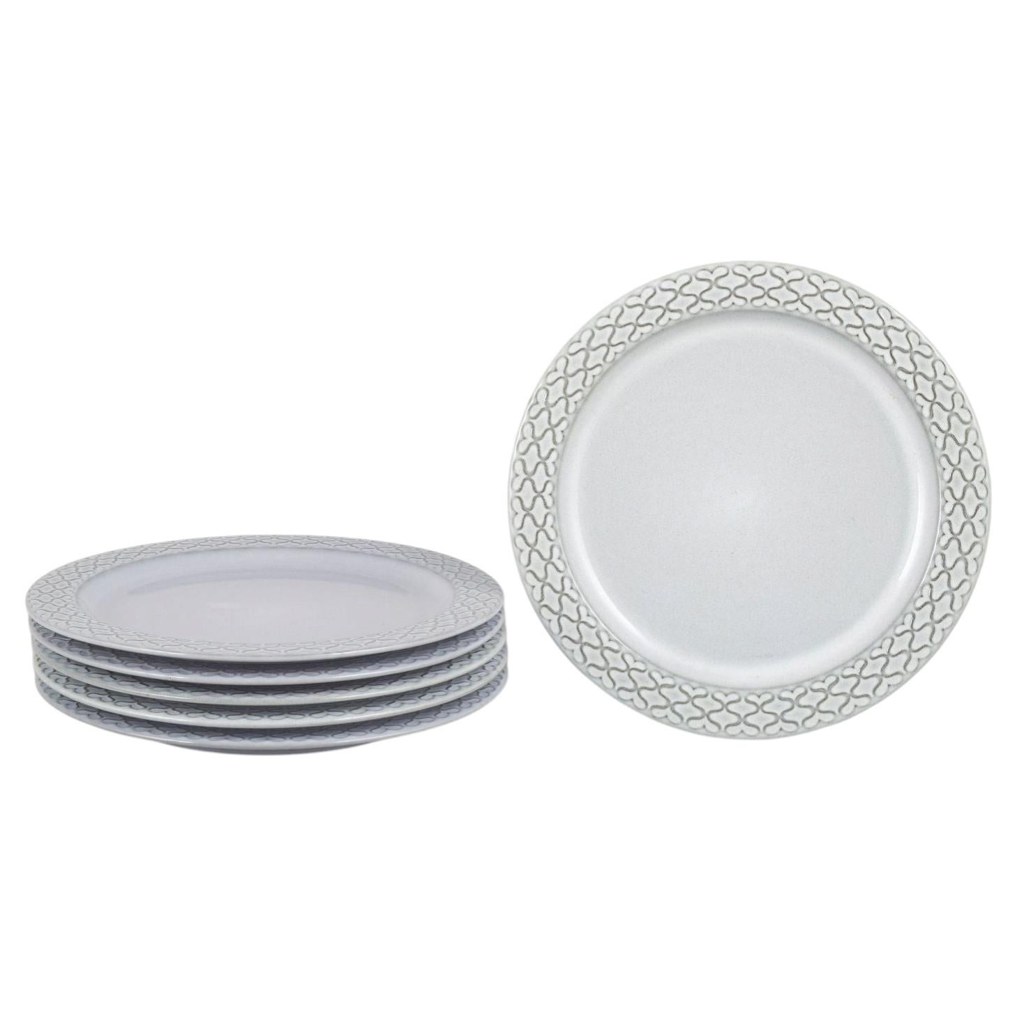 Jens Harald Quistgaard for Kronjyden / Bing & Grøndahl. Set of six dinner plates