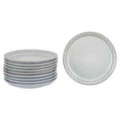 Jens Harald Quistgaard for Kronjyden / Bing & Grøndahl. Set of ten side plates.