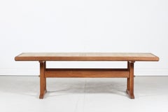 Jens Harald Quistgaard IHQ Coffee Table of Oak and Tiles by Nissen Denmark 1950s