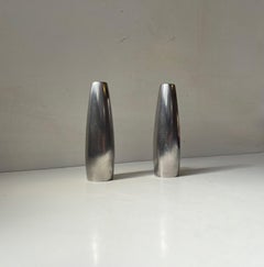 Jens Harald Quistgaard Minimalist Stainless Steel Salt & Pepper Shakers
