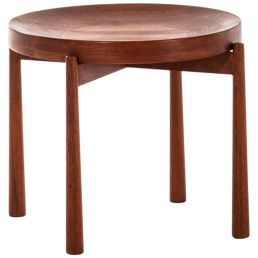 Jens Harald Quistgaard Side Table Produced by Nissen in Denmark