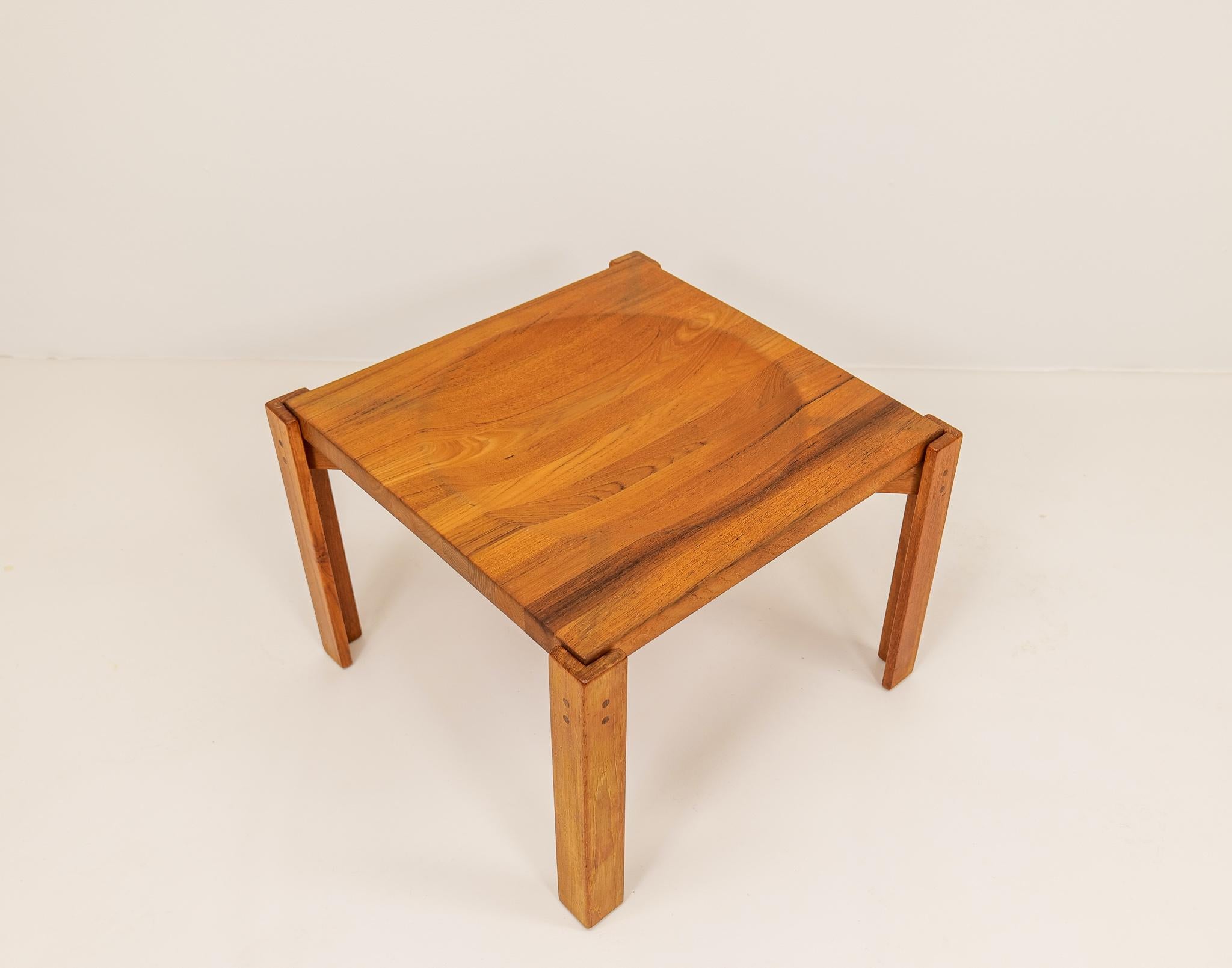 Mid-20th Century Jens Harald Quistgaard Teak Fruit Table with Concave Top, Sweden, 1960s