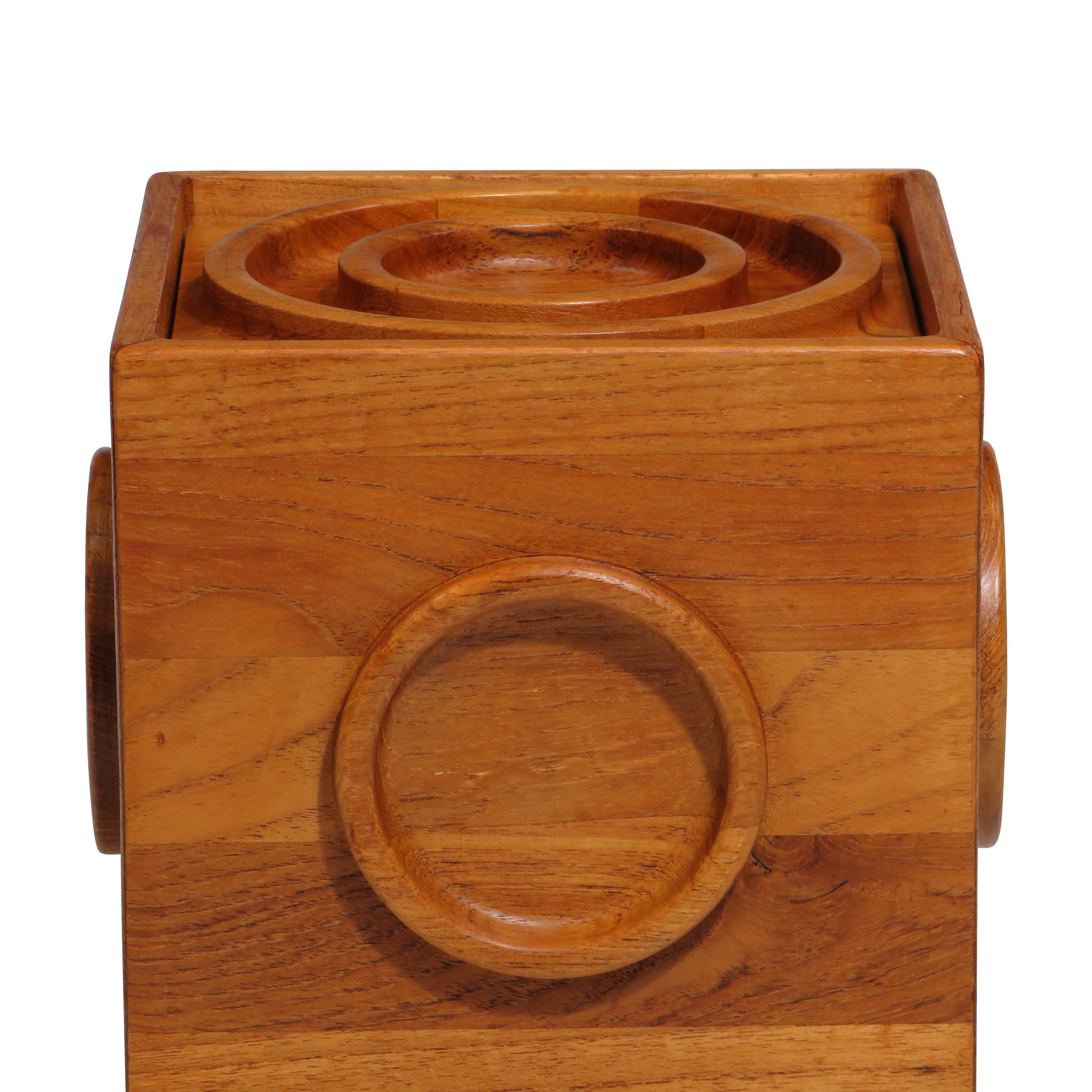 Danish Jens Harald Quistgaard Teak Ice Bucket For Sale