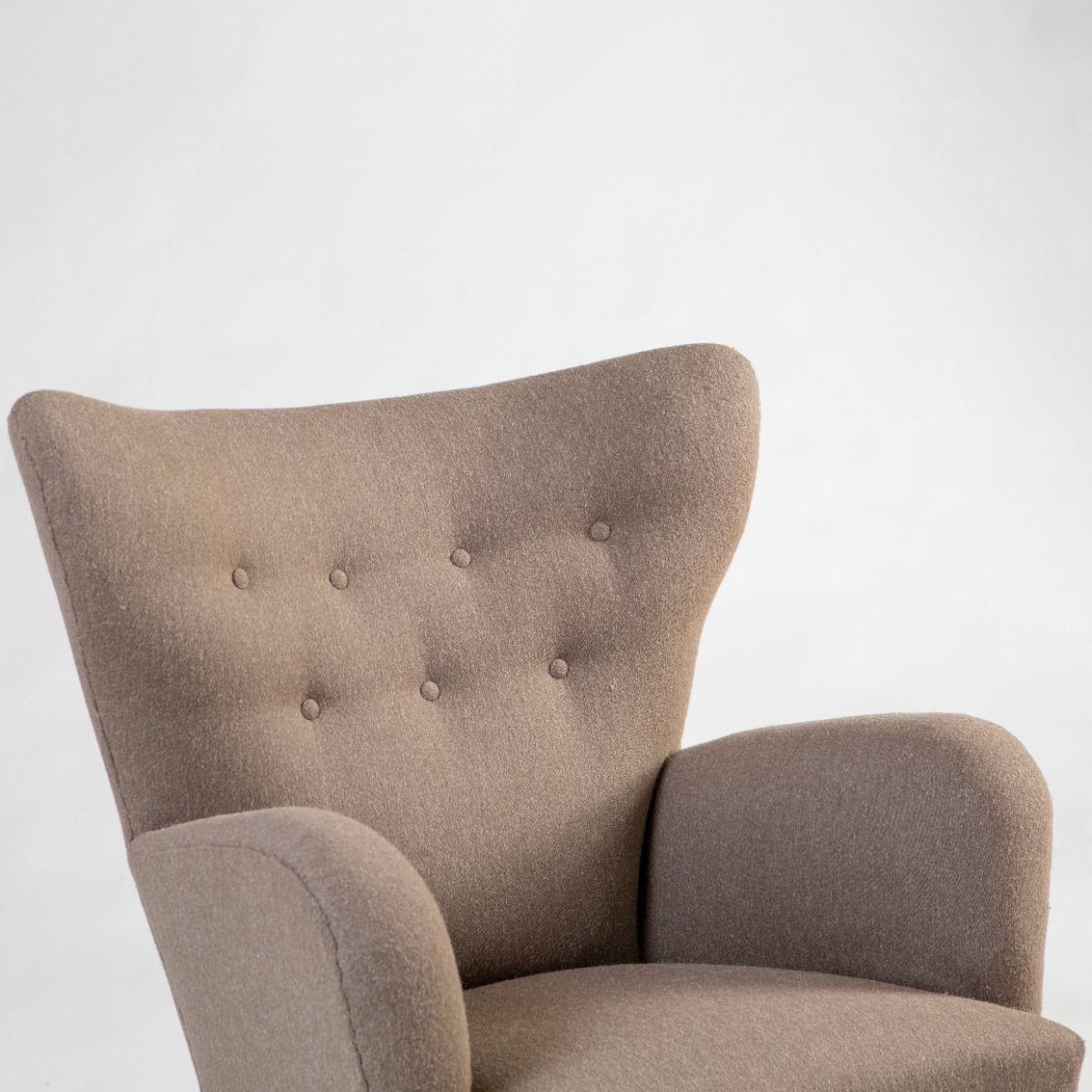 20ième siècle Chaise longue Jens Houmøller Klemmensen pour Skive Møbelfabrik en vente