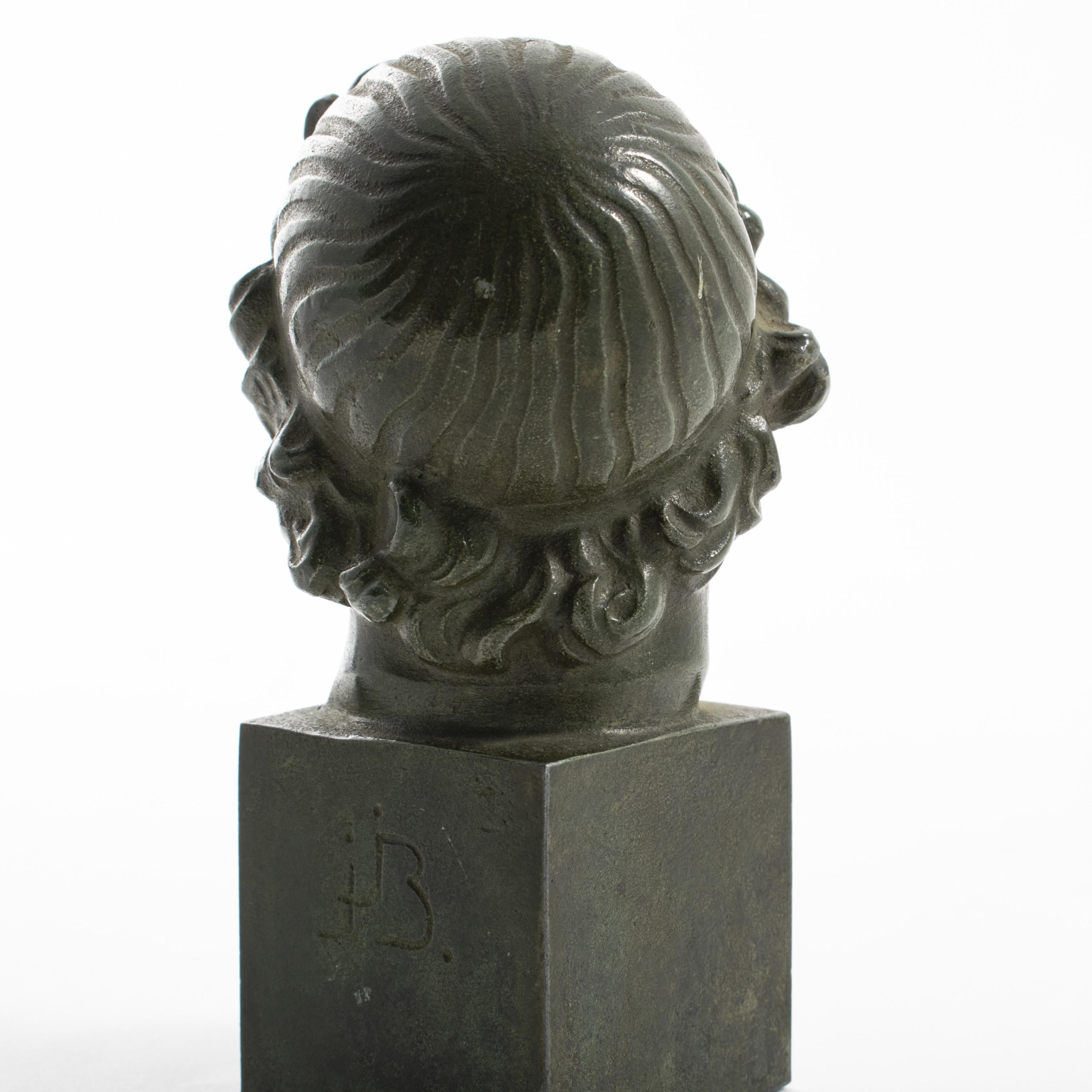 Jens Jacob Bregnø, Bronze Head Sculpture 1