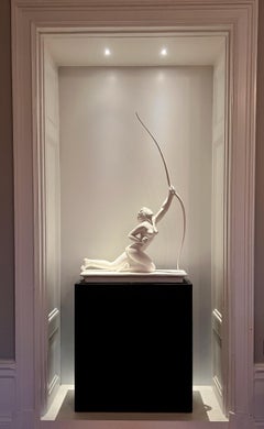 Jens Jacob Bregno - Diana The Huntress - 1920´s Plaster Sculpture Diana The Huntress - 1920´s Plaster Sculpture