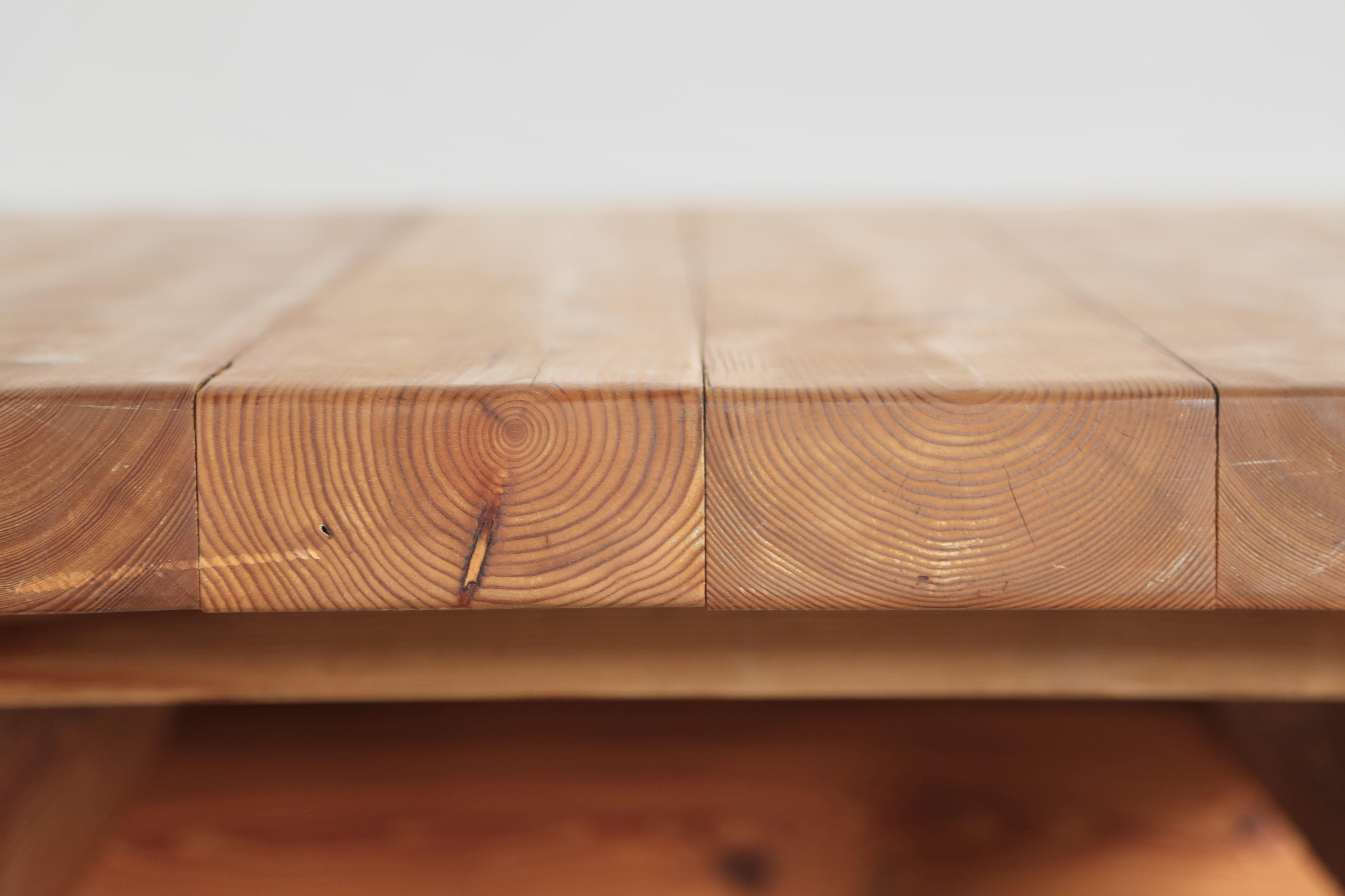 Jens Lyngsøe Pine Coffee Table, Havdrup Trævarefabrik for Anton Dam, Denmark For Sale 5