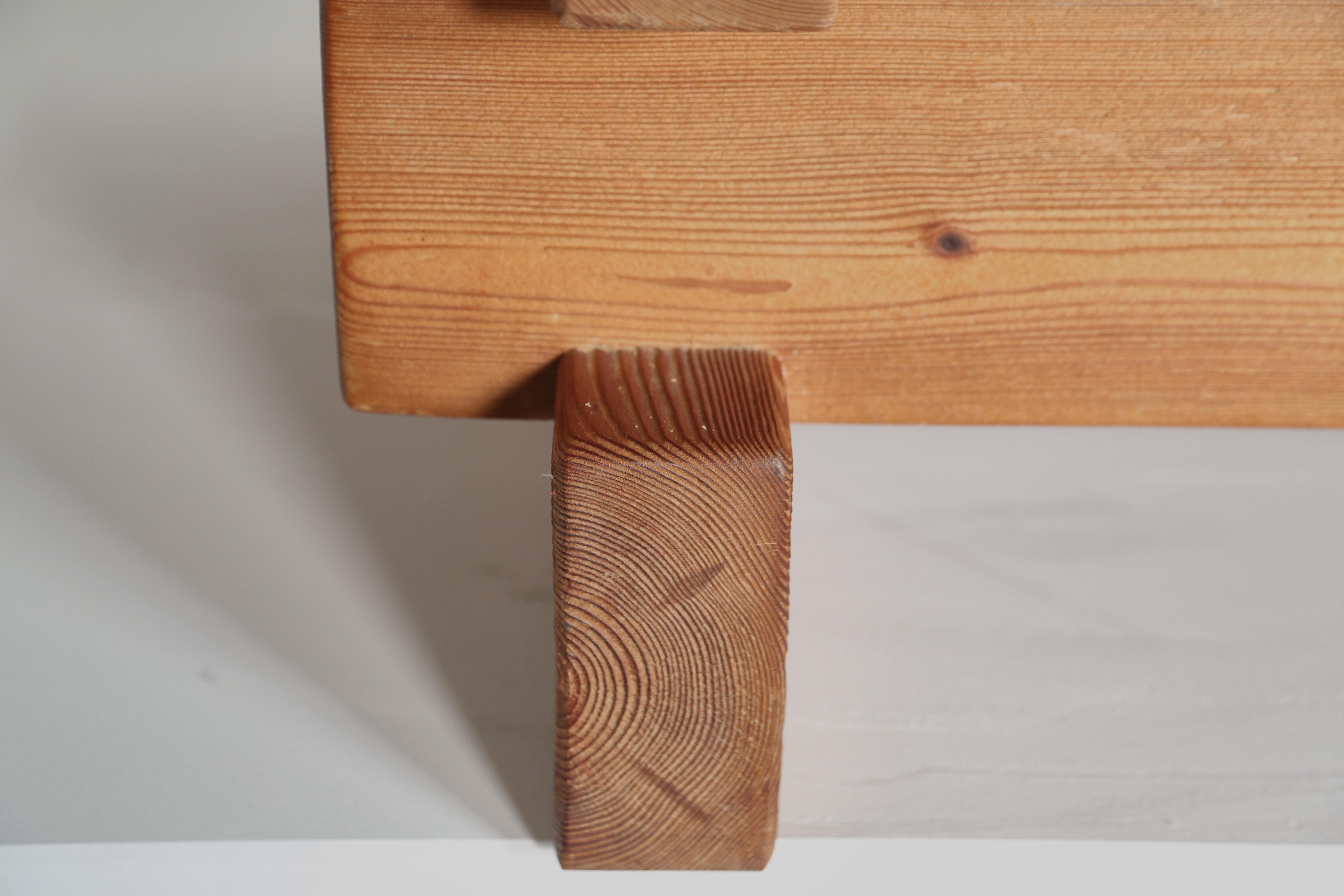Jens Lyngsøe Pine Coffee Table, Havdrup Trævarefabrik for Anton Dam, Denmark For Sale 8
