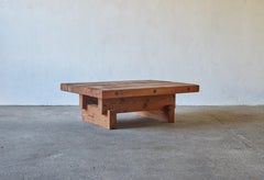 Jens Lyngsøe Pine Coffee Table, Havdrup Trævarefabrik for Anton Dam, Denmark