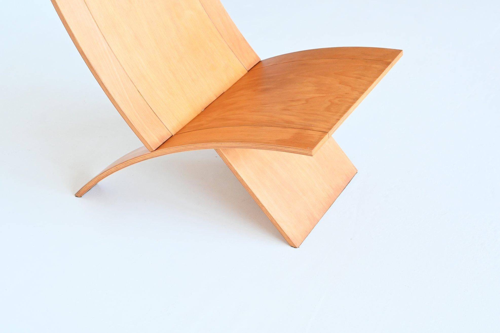 Birch Jens Nielsen Laminex Chair Westnofa Norway, 1966