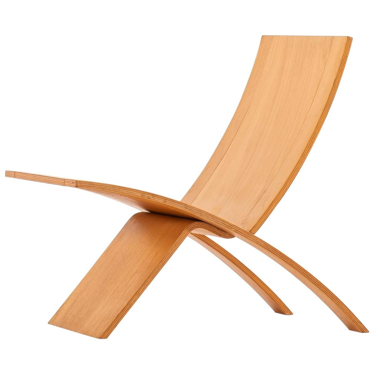 Jens Nielson Easy Chair Model Laminex Produced by Westnofa in Norway For Sale