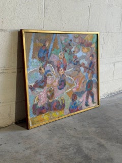 Jens Peter Groth-Jensen Oil Painting on Canvas Danish 1985