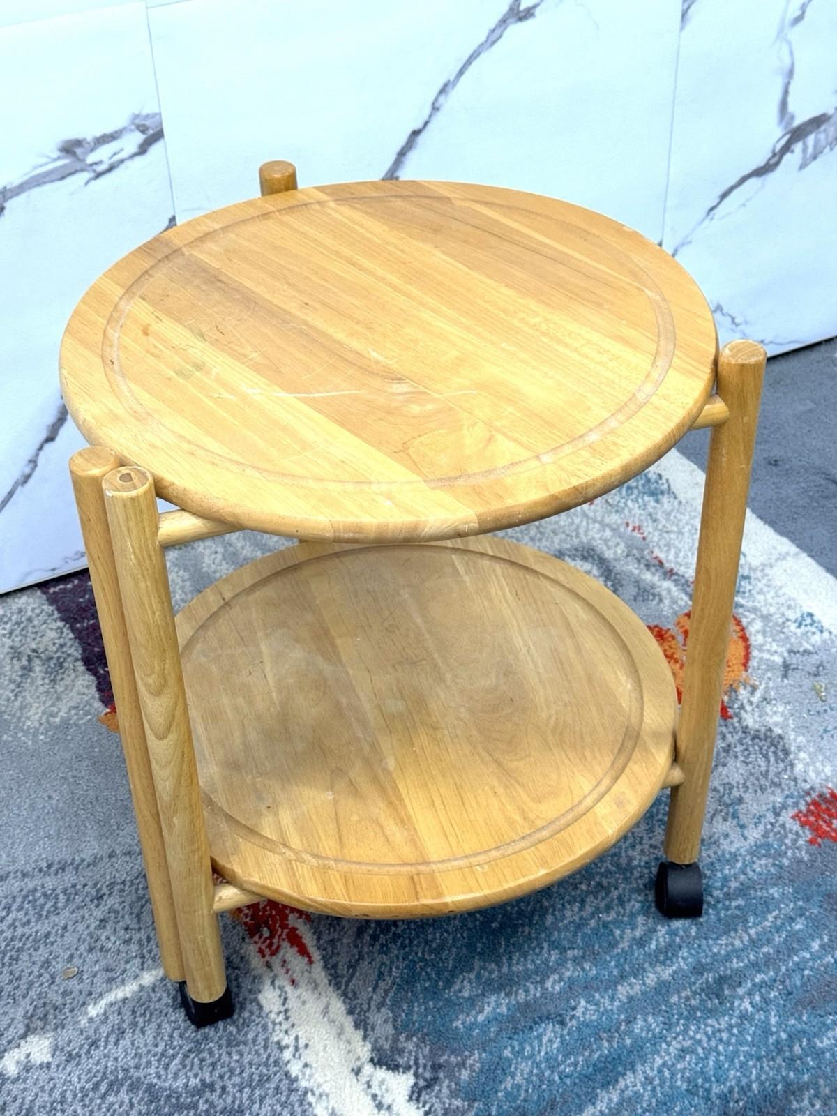 Legno Jens Quistgaard Bar Cart Carrello portavivande Danish Design 1970’s in vendita