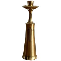 Jens Quistgaard, Candlestick, Brass, Denmark, 1950s