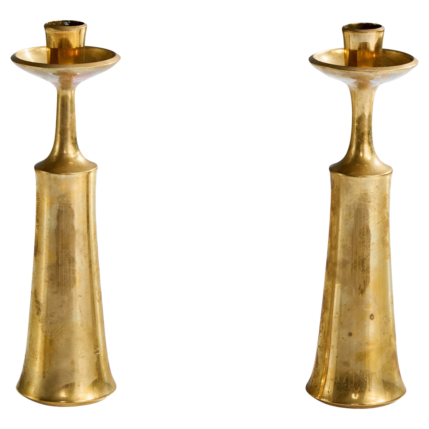 Jens Quistgaard, Chandeliers, laiton, Danemark, années 1950
