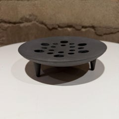 Jens Quistgaard Cast Iron Candle Holder Dansk Moon Crater