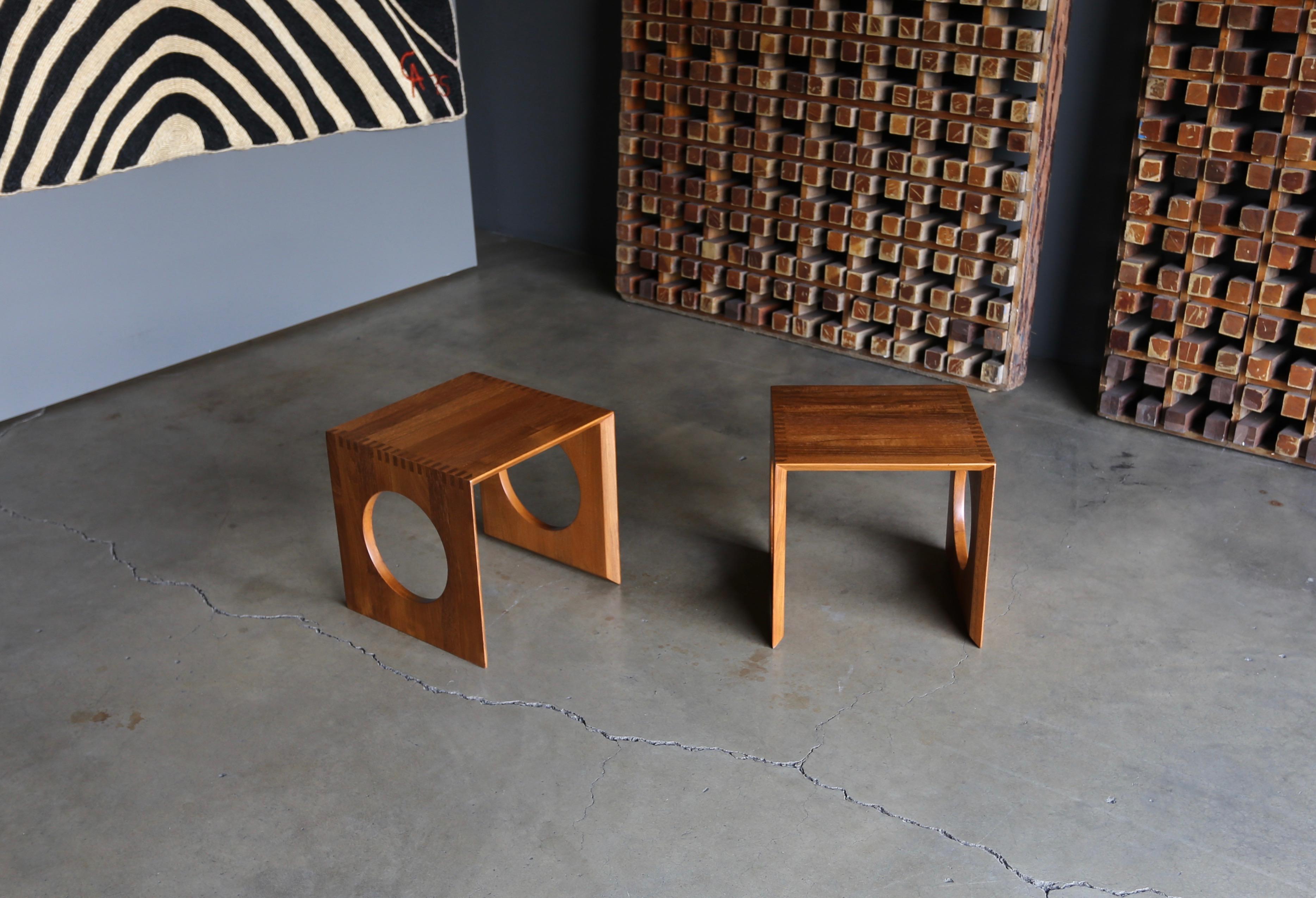 Jens Quistgaard Cube Occasional Tables for Richard Nissen, circa 1982 4
