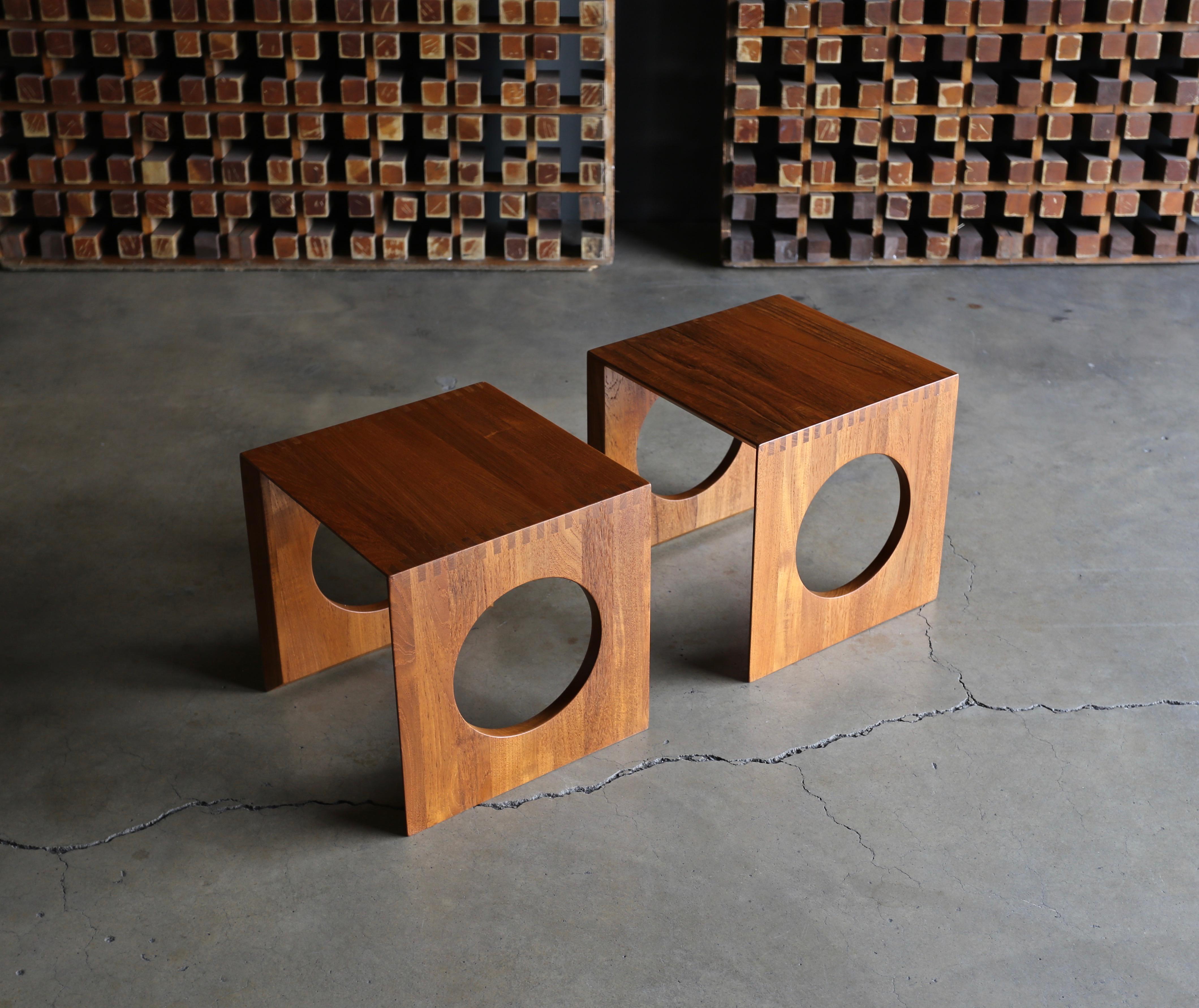 Modern Jens Quistgaard Cube Occasional Tables for Richard Nissen, circa 1982