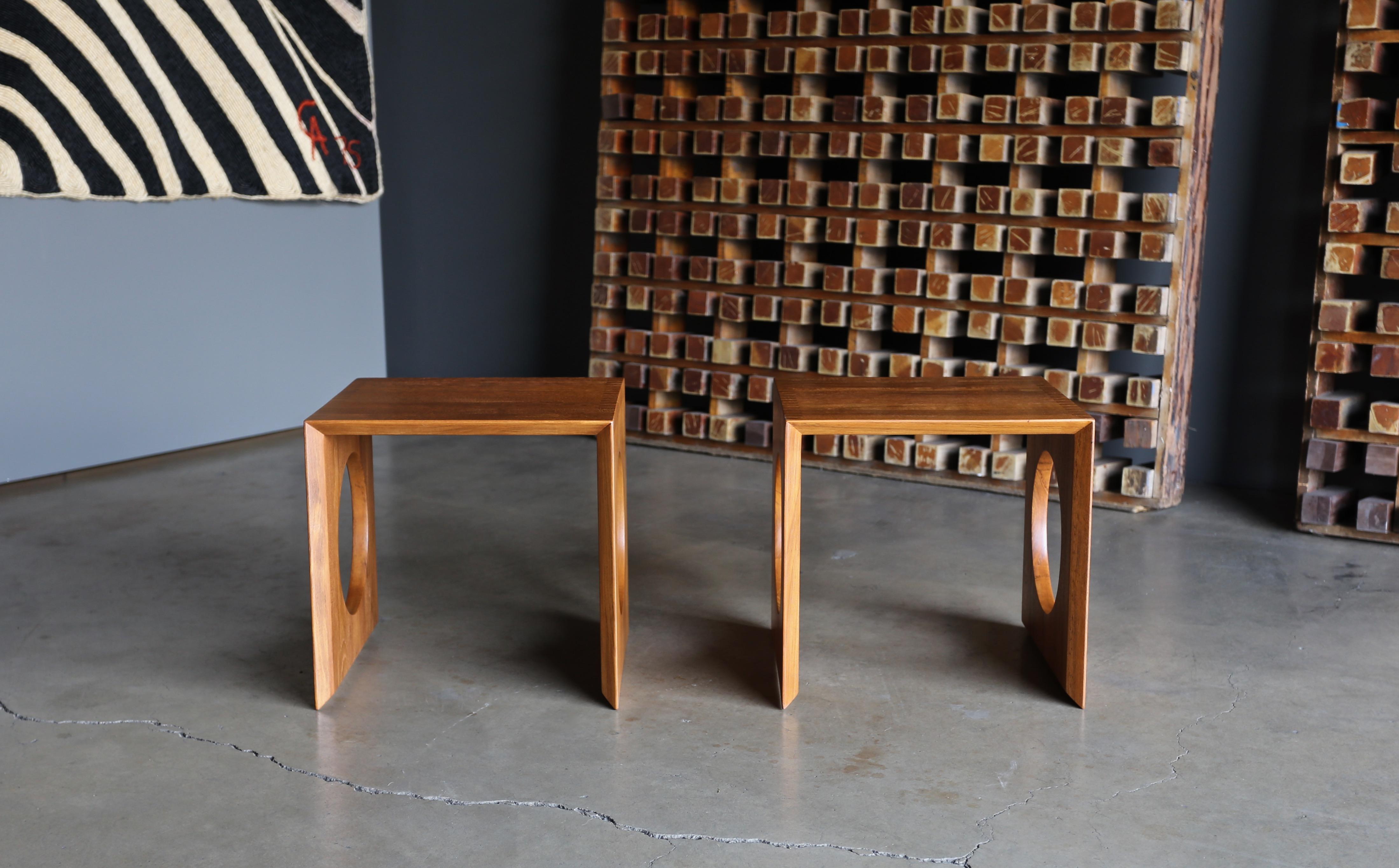 20th Century Jens Quistgaard Cube Occasional Tables for Richard Nissen, circa 1982