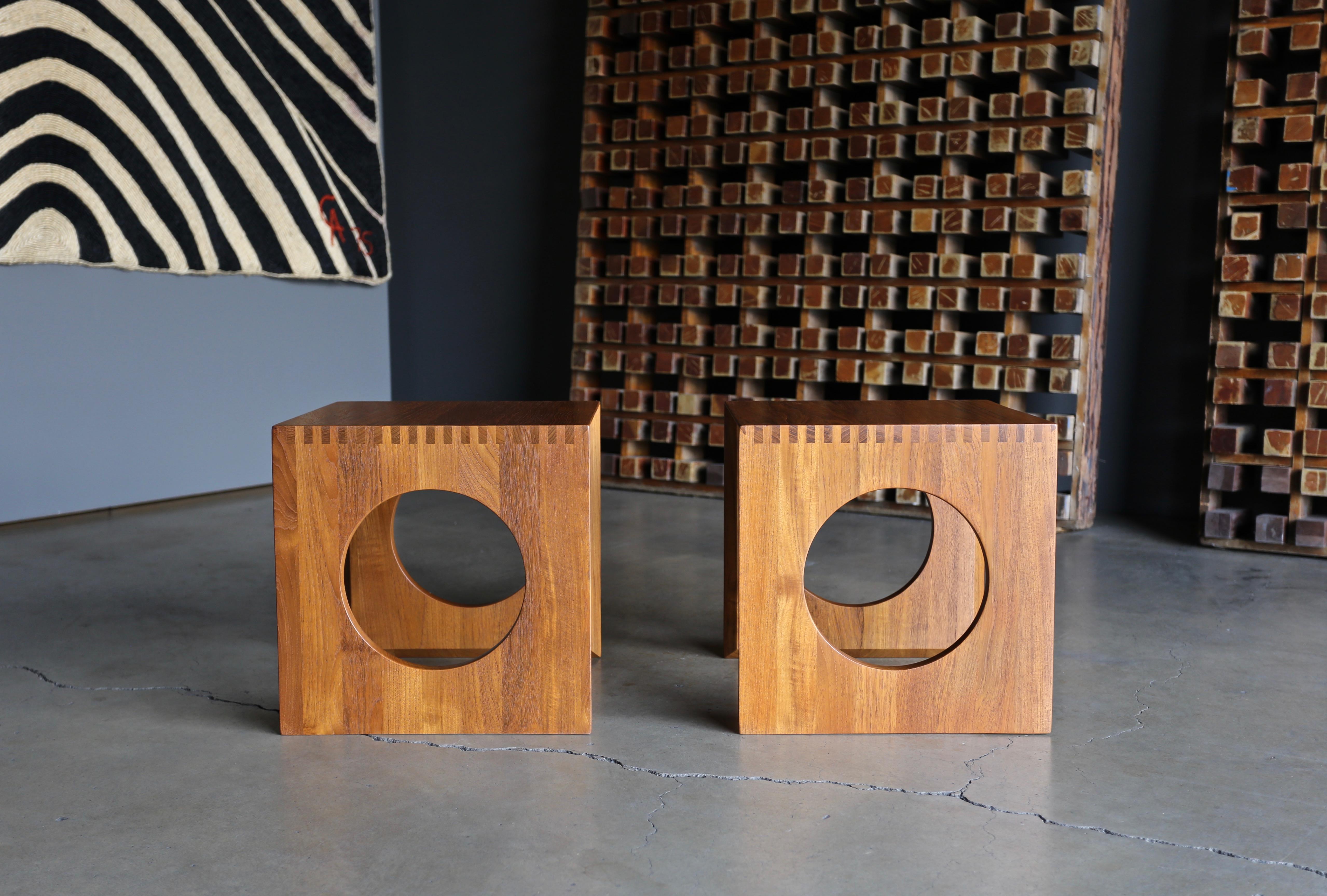 Jens Quistgaard Cube Occasional Tables for Richard Nissen, circa 1982 1