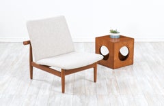 Jens Quistgaard Cube Teak Side Tables for Richard Nissen