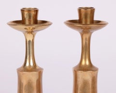 Jens Quistgaard Danish Mid-Century Dansk Design Candlesticks