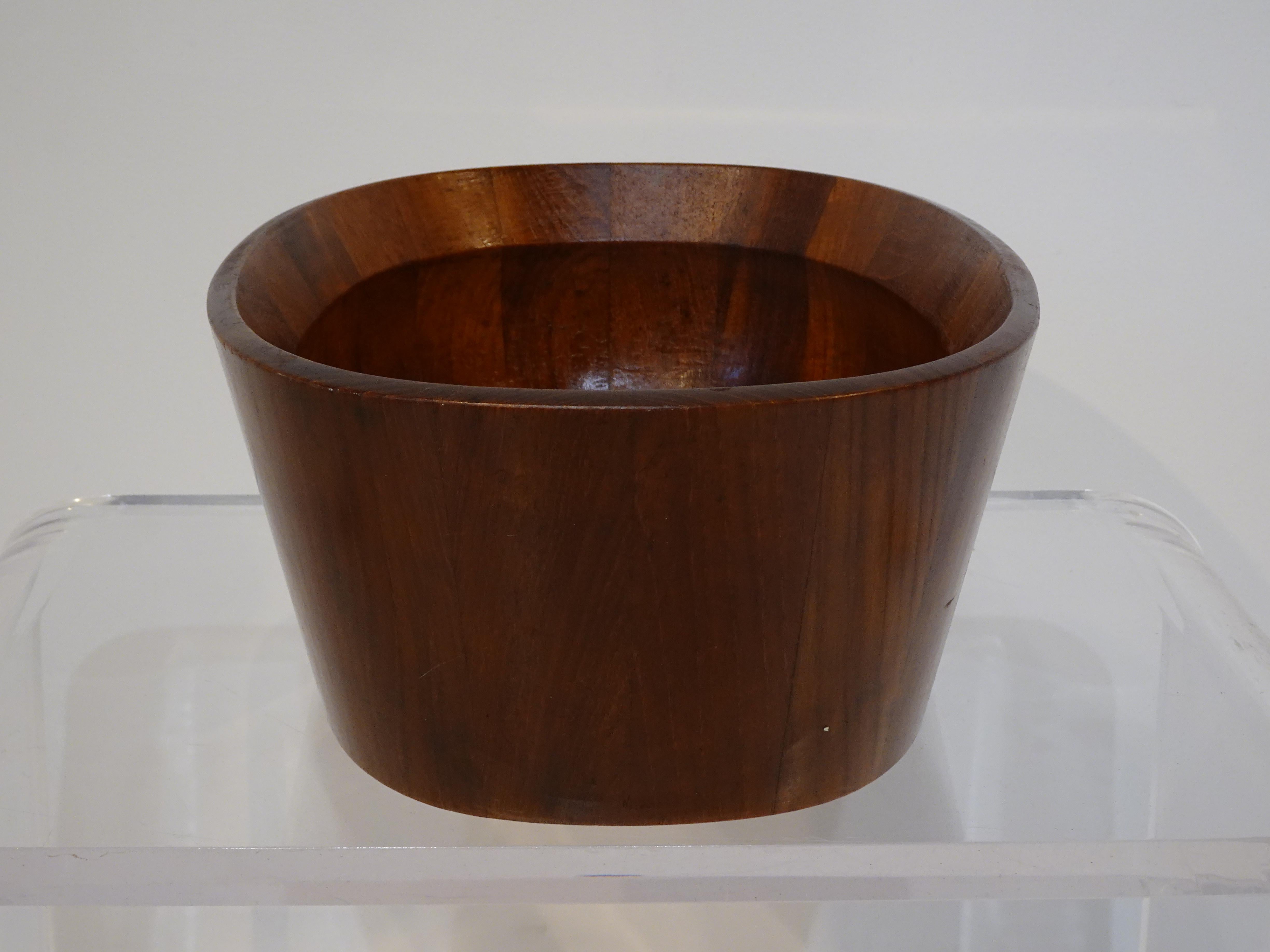 Jens Quistgaard Danish Oval Teak Bowl for Dansk For Sale 1