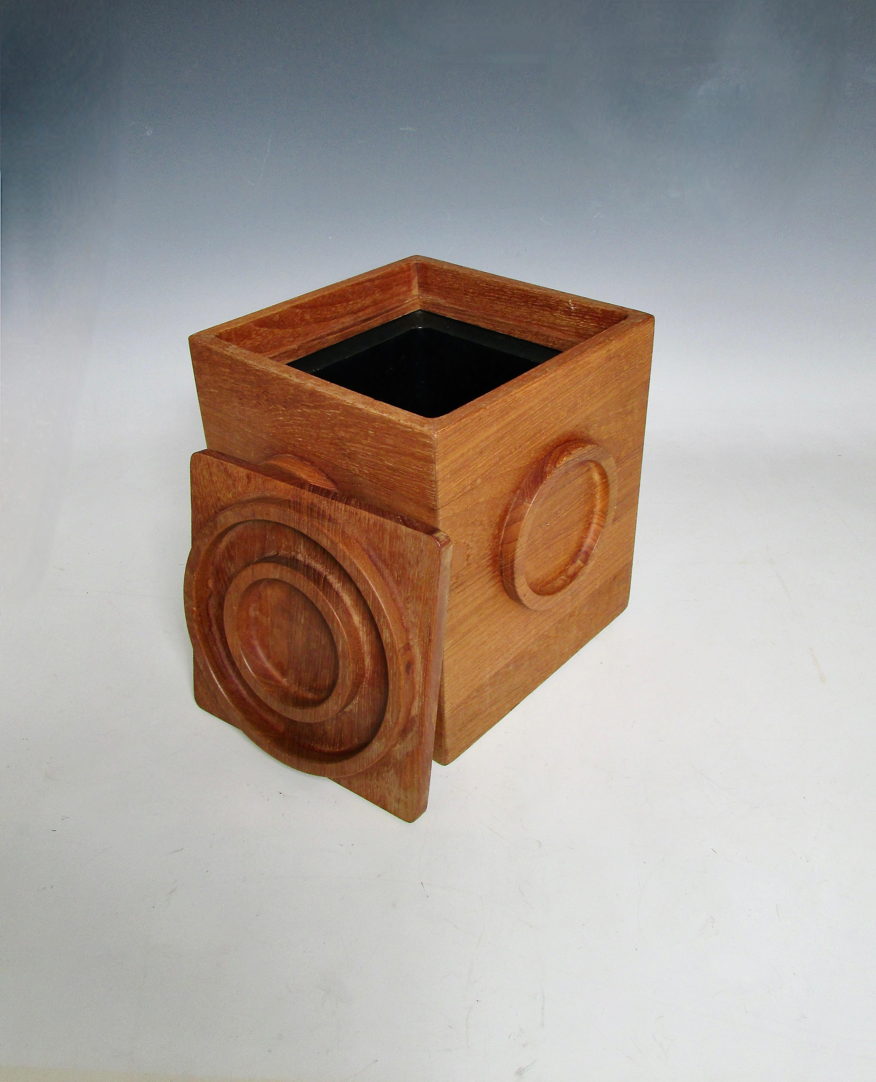 Jens Quistgaard Dansk Danish Teak Ice bucket For Sale 3