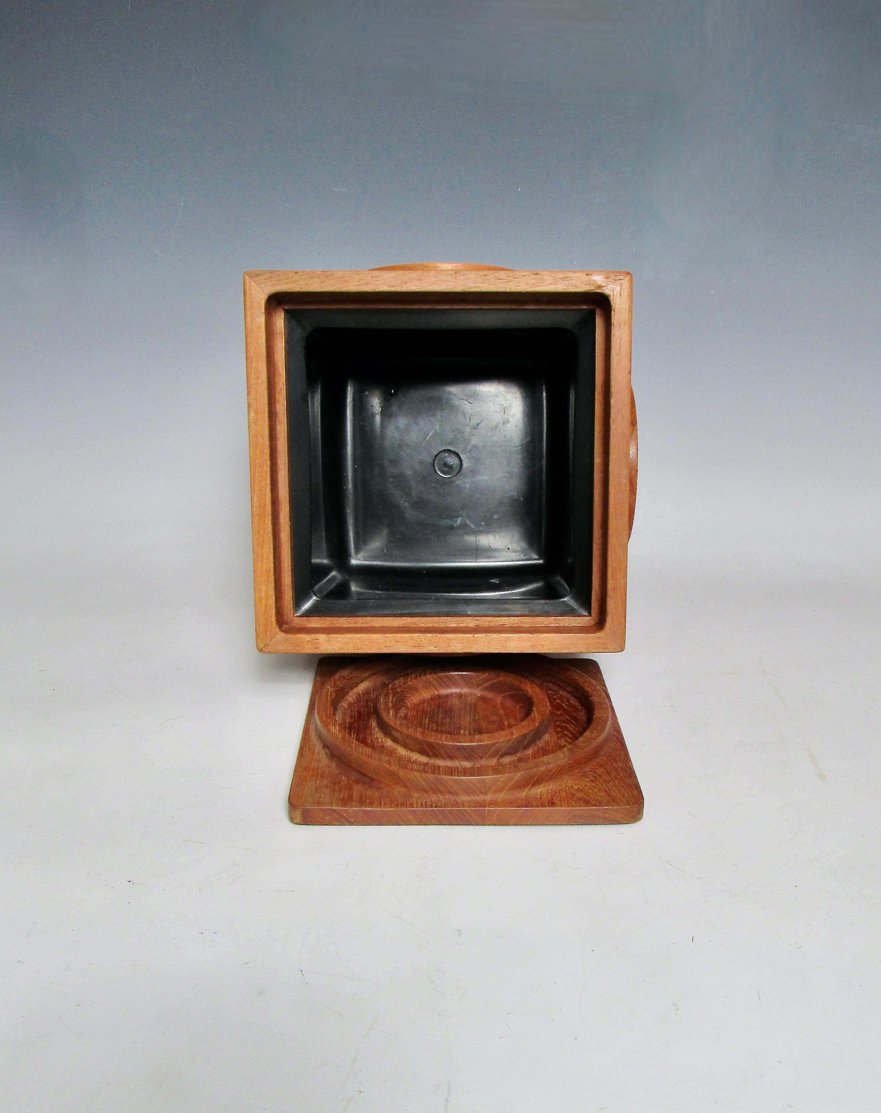Jens Quistgaard Dansk Danish Teak Ice bucket For Sale 5