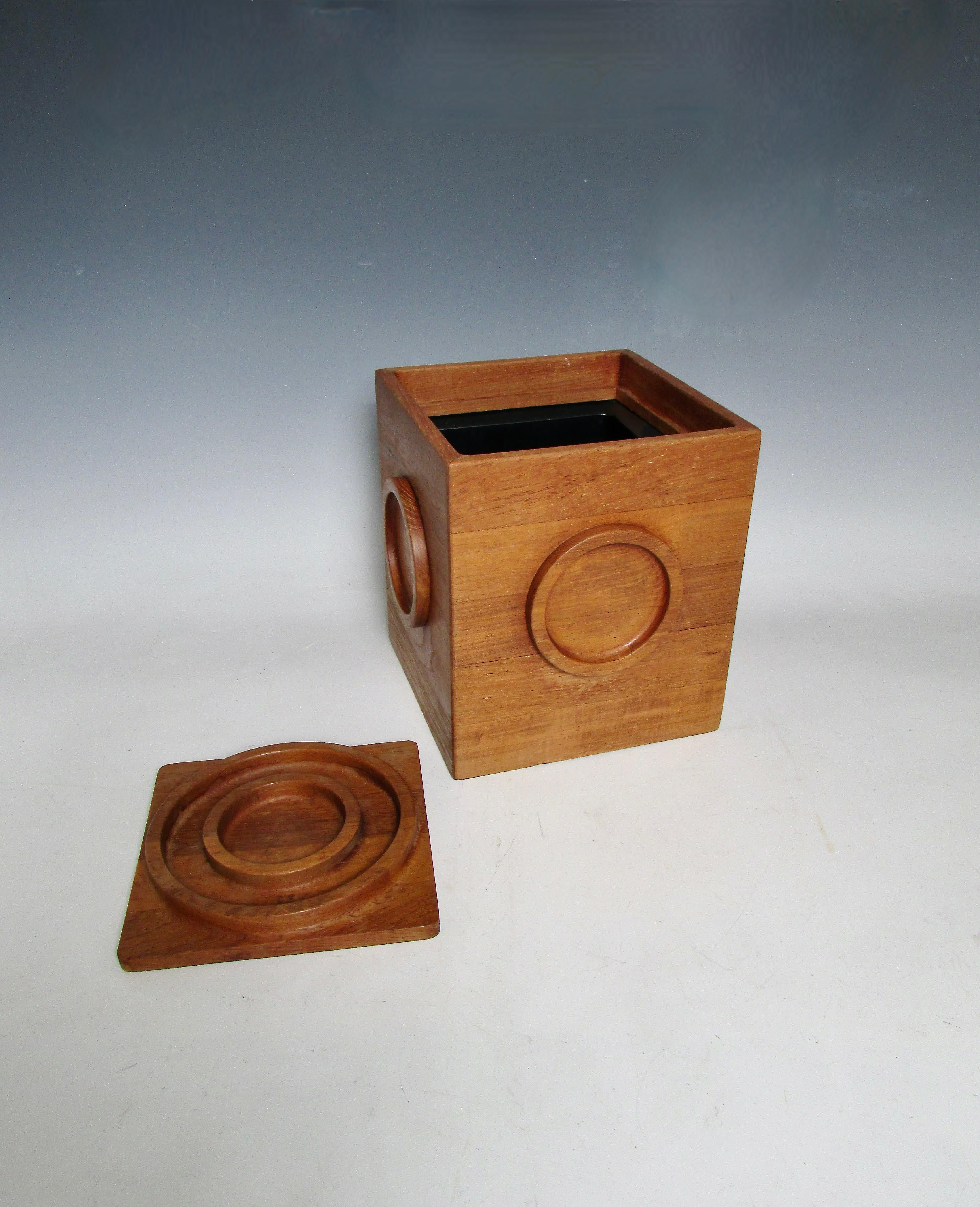 Jens Quistgaard Dansk Danish Teak Ice bucket For Sale 8