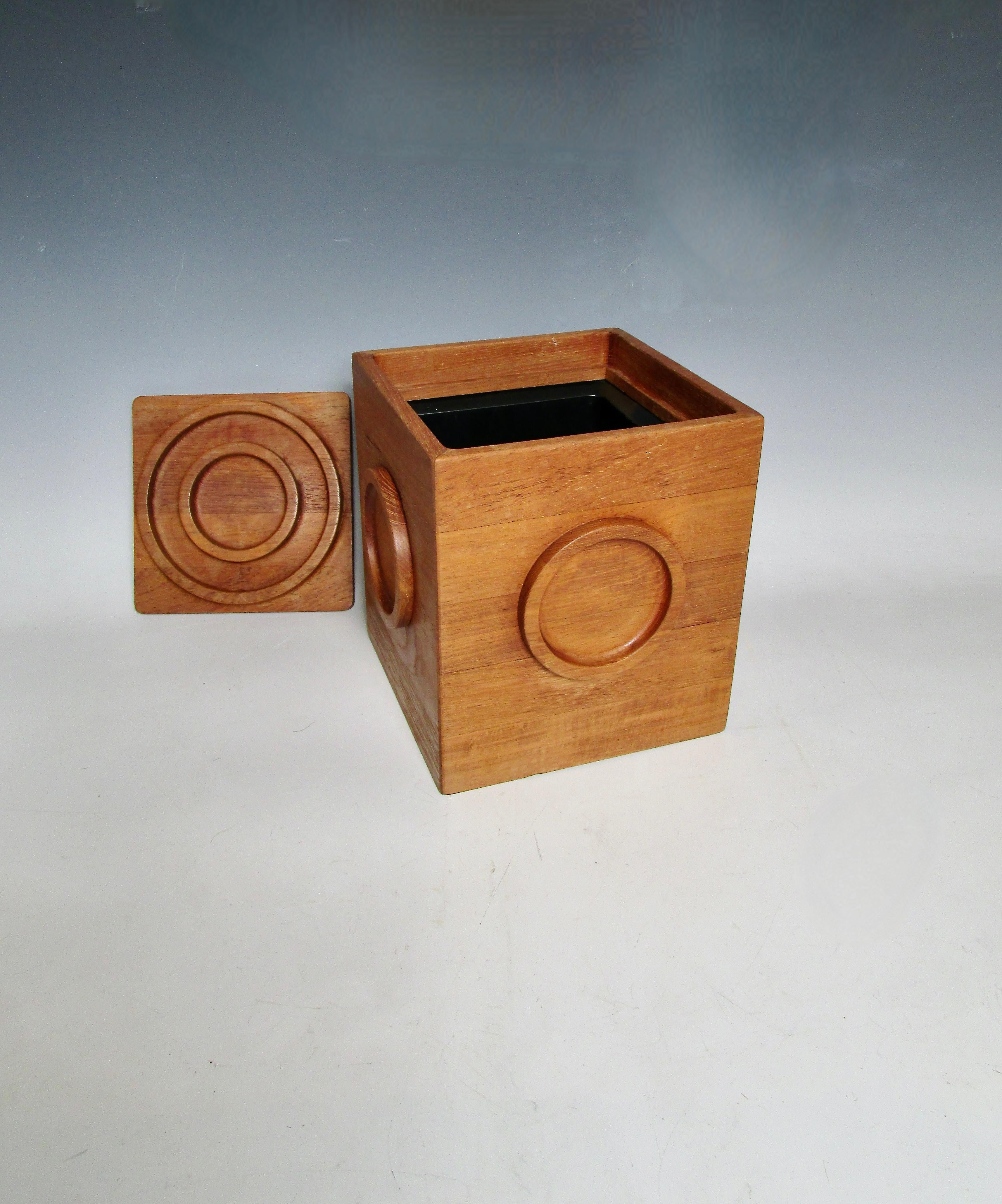 Jens Quistgaard Dansk Danish Teak Ice bucket For Sale 9