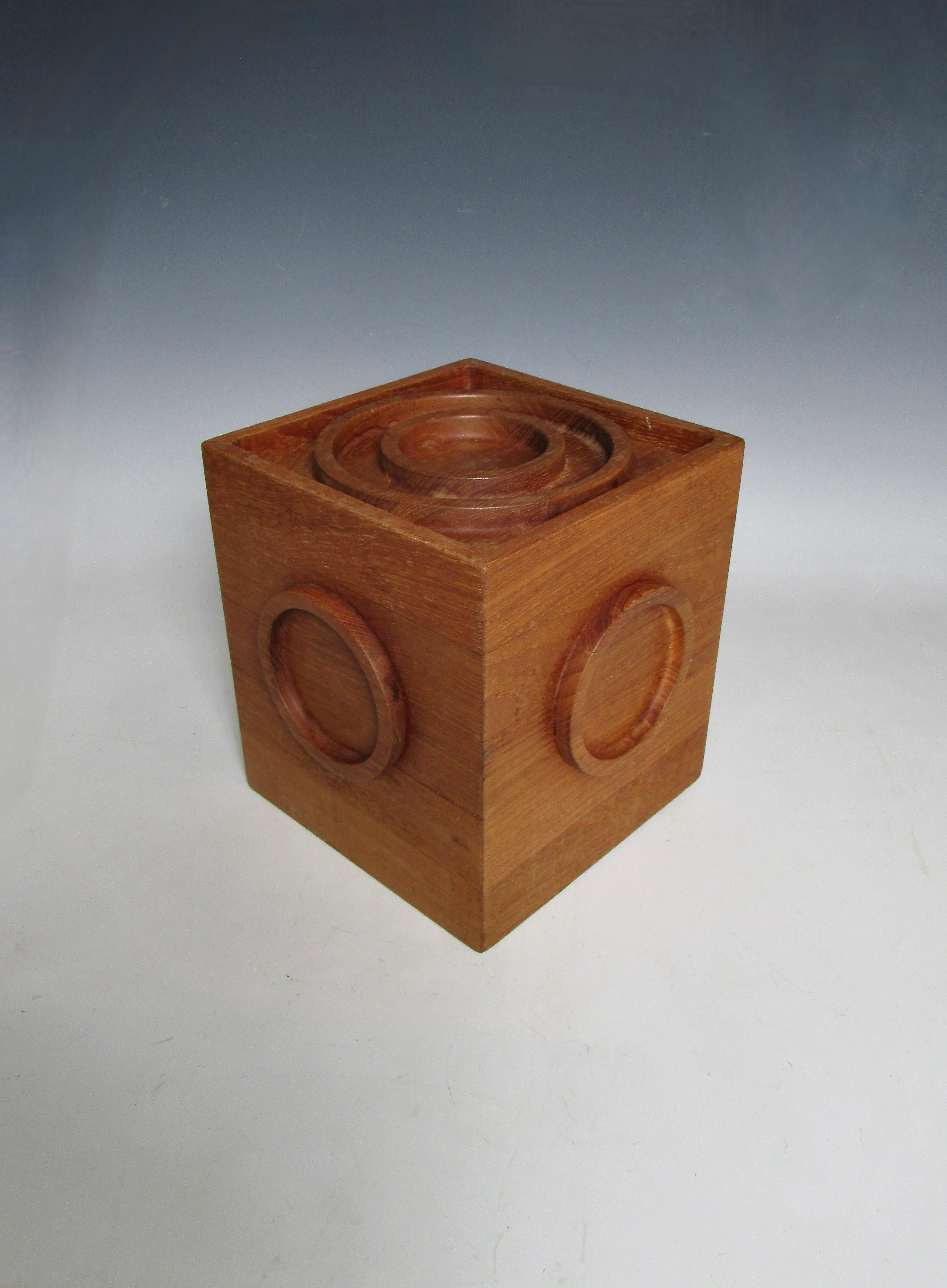 Jens Quistgaard Dansk Danish Teak Ice bucket For Sale 1